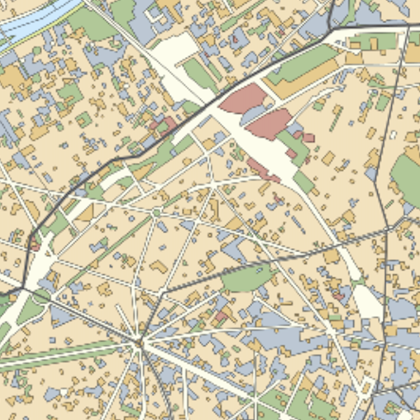 Carte de Paris 17ème Arrondissement