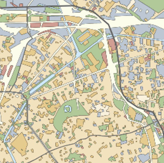 Carte de Paris du 19ème