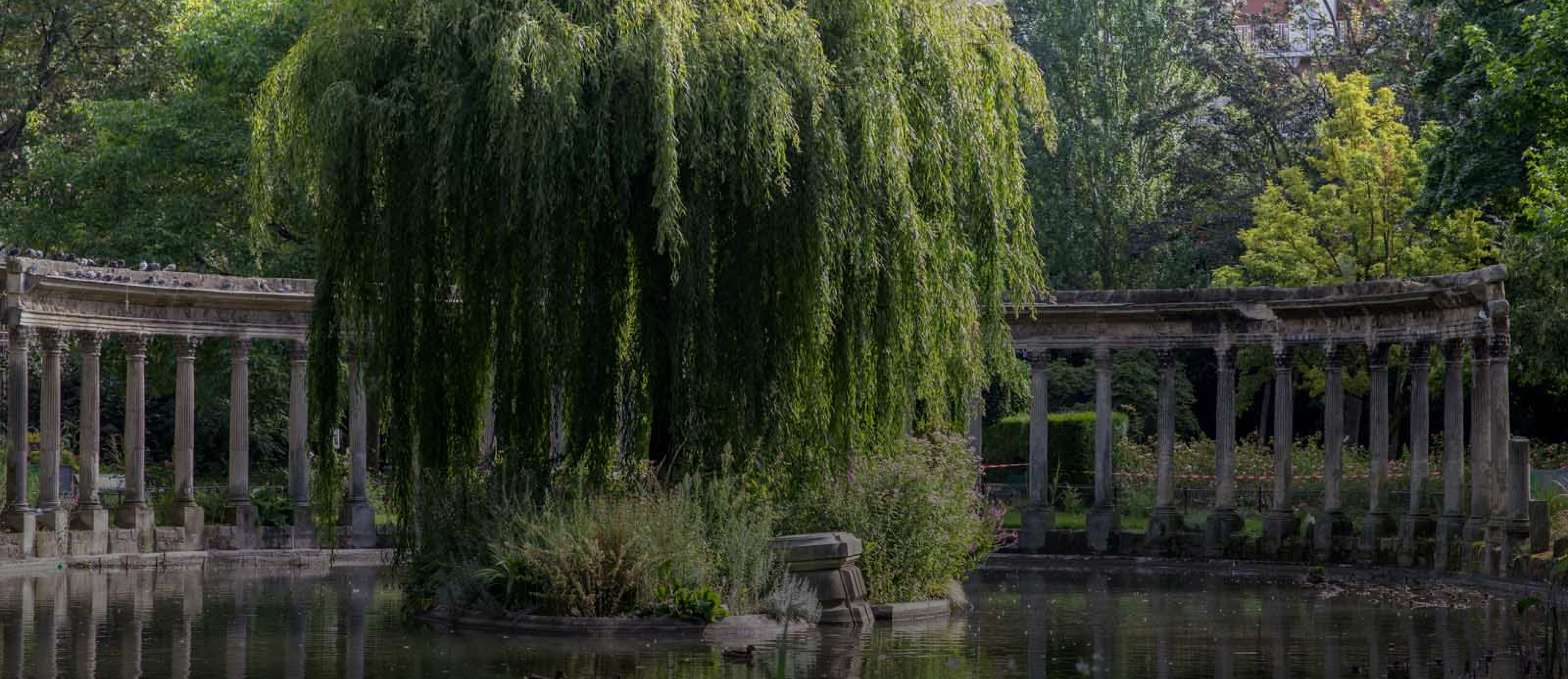 prise de vue du parc monceau