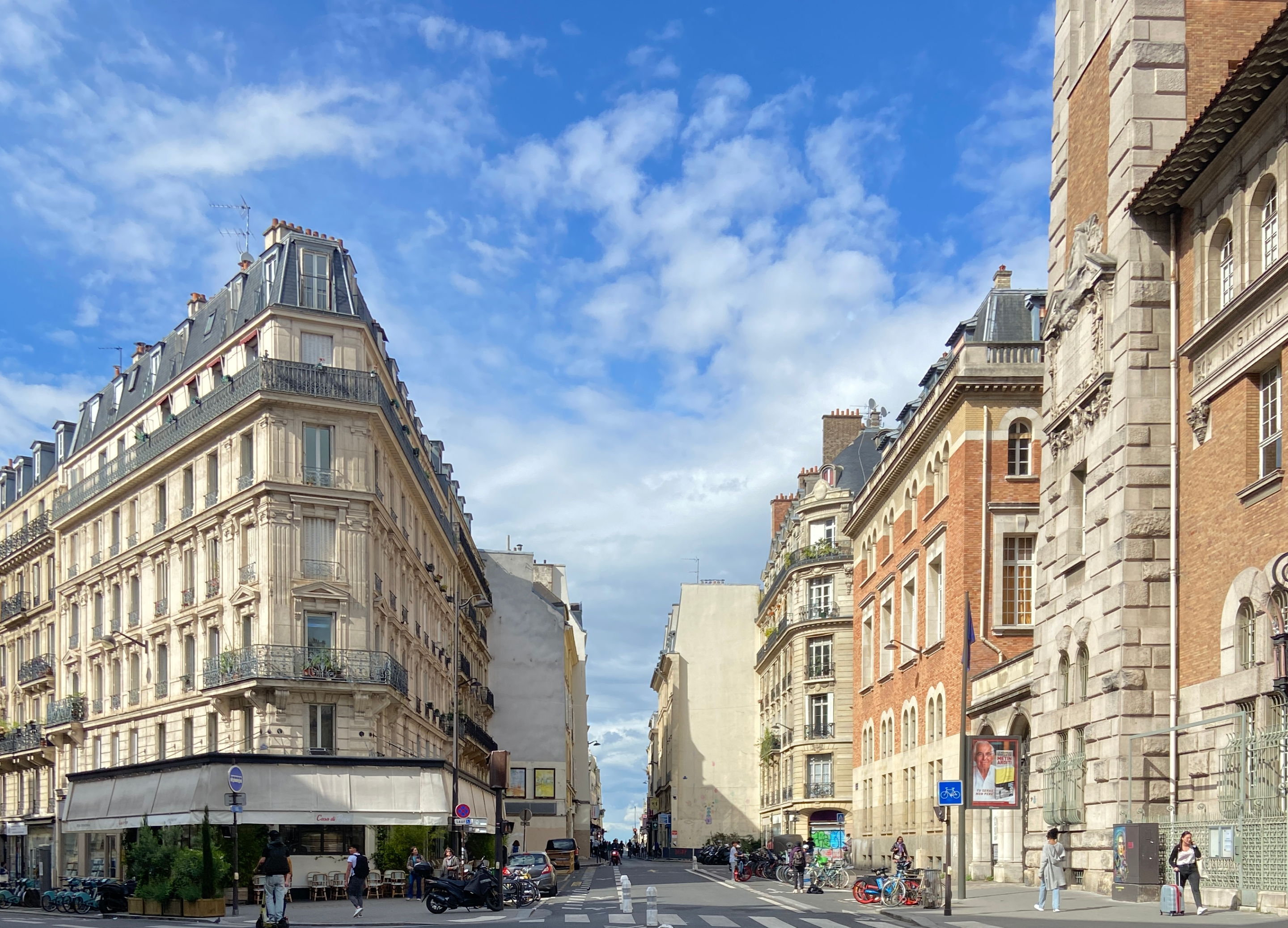 Prise de vue d’un quartier de Paris